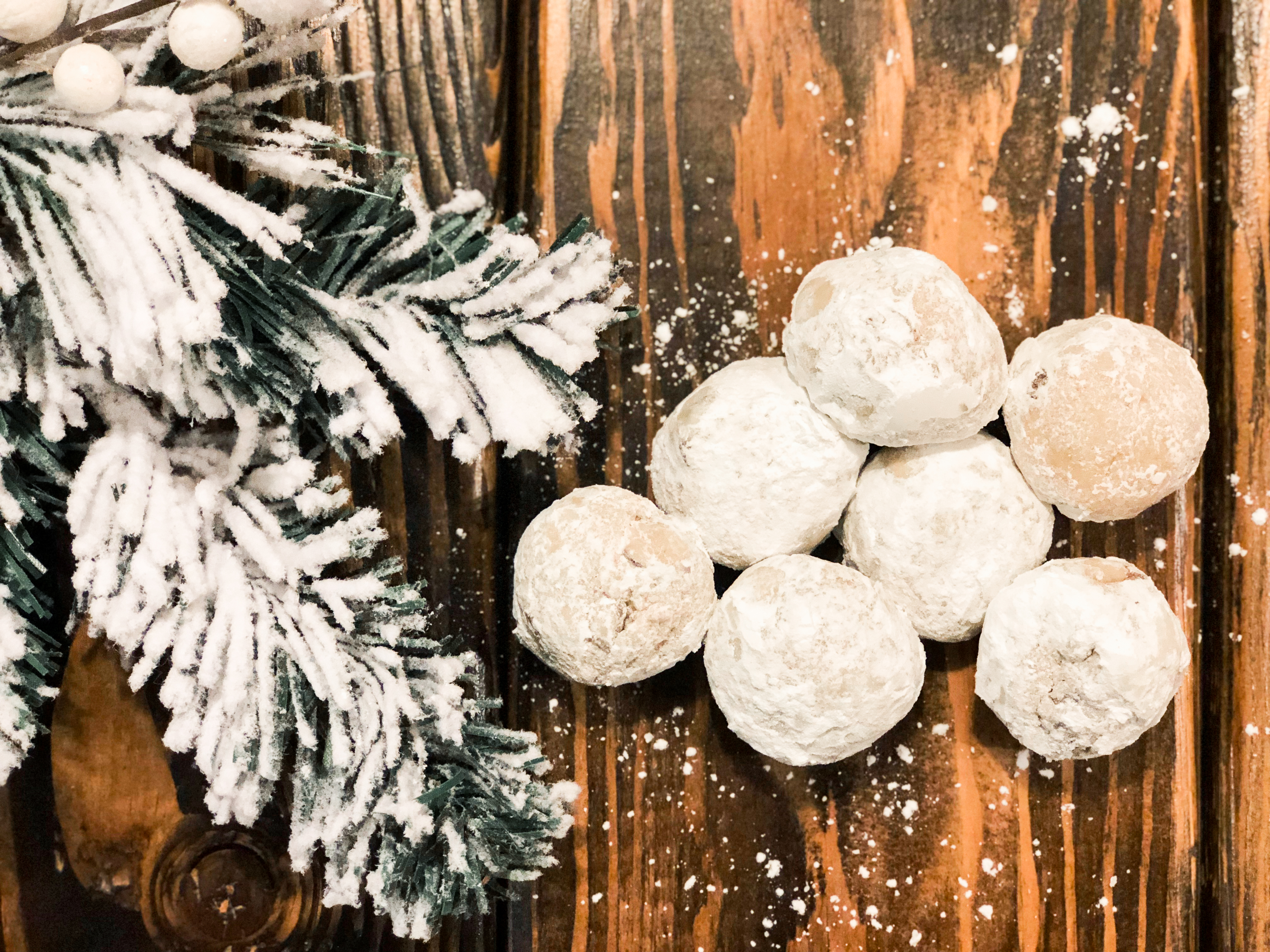 Christmas Cookies - The best pecan sandies snowballs