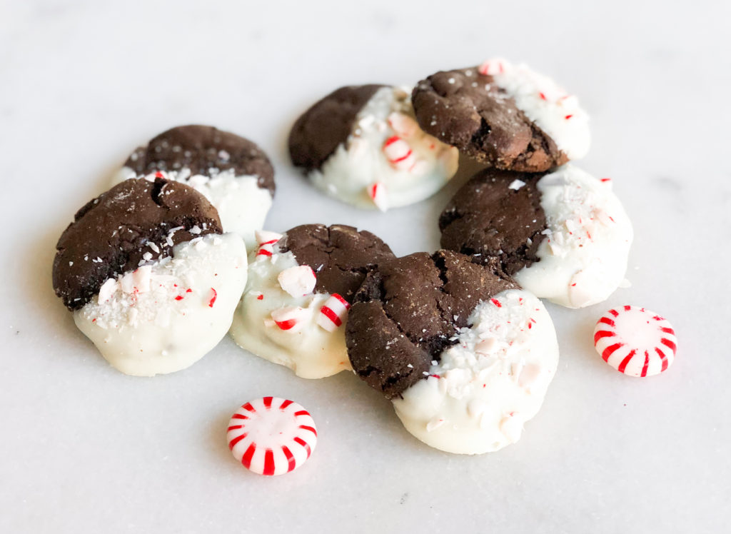 Christmas Cookies Mint Chocolate Cookies