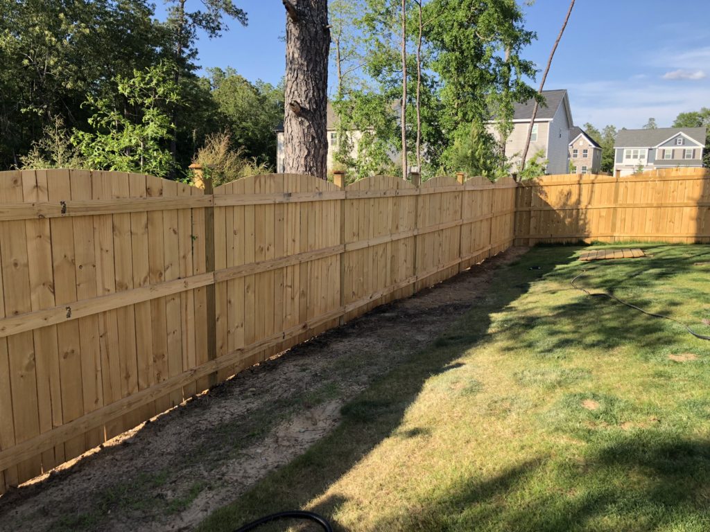 Before Staining Fence