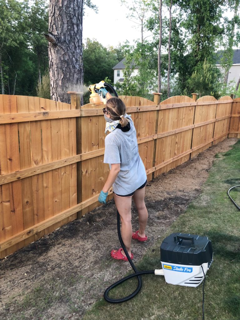 DIY Fence Stain