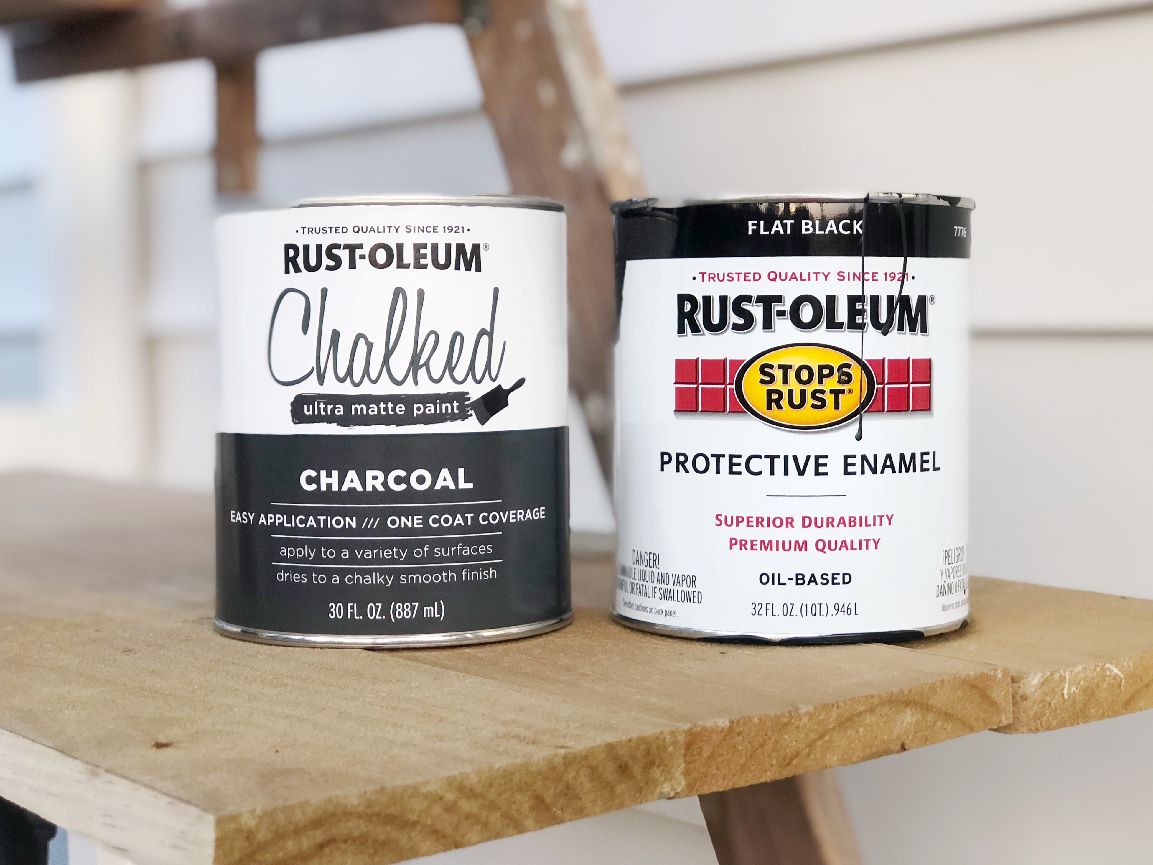 Chalk paint vs. oil based