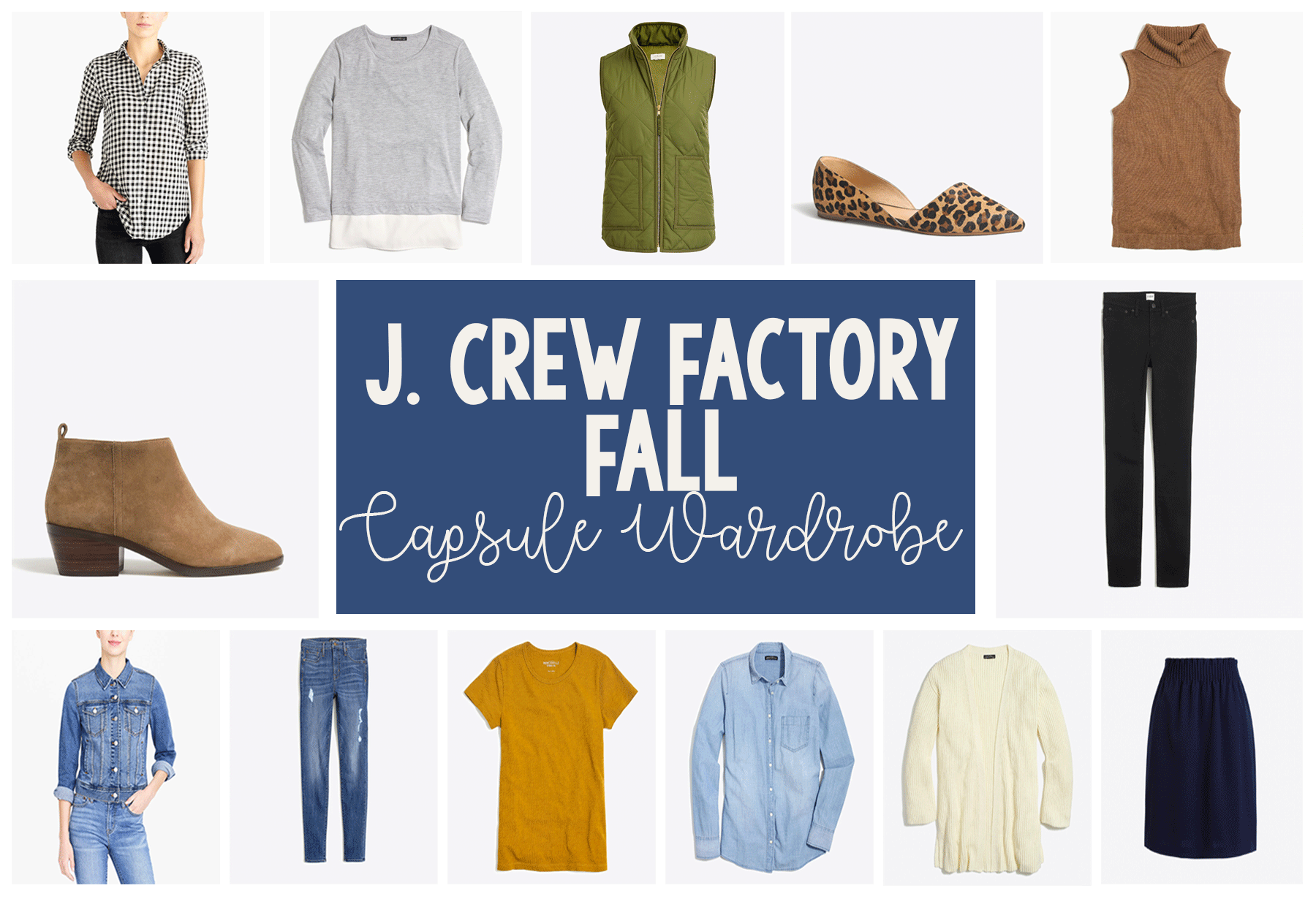 J. Crew Fall Capsule Wardrobe