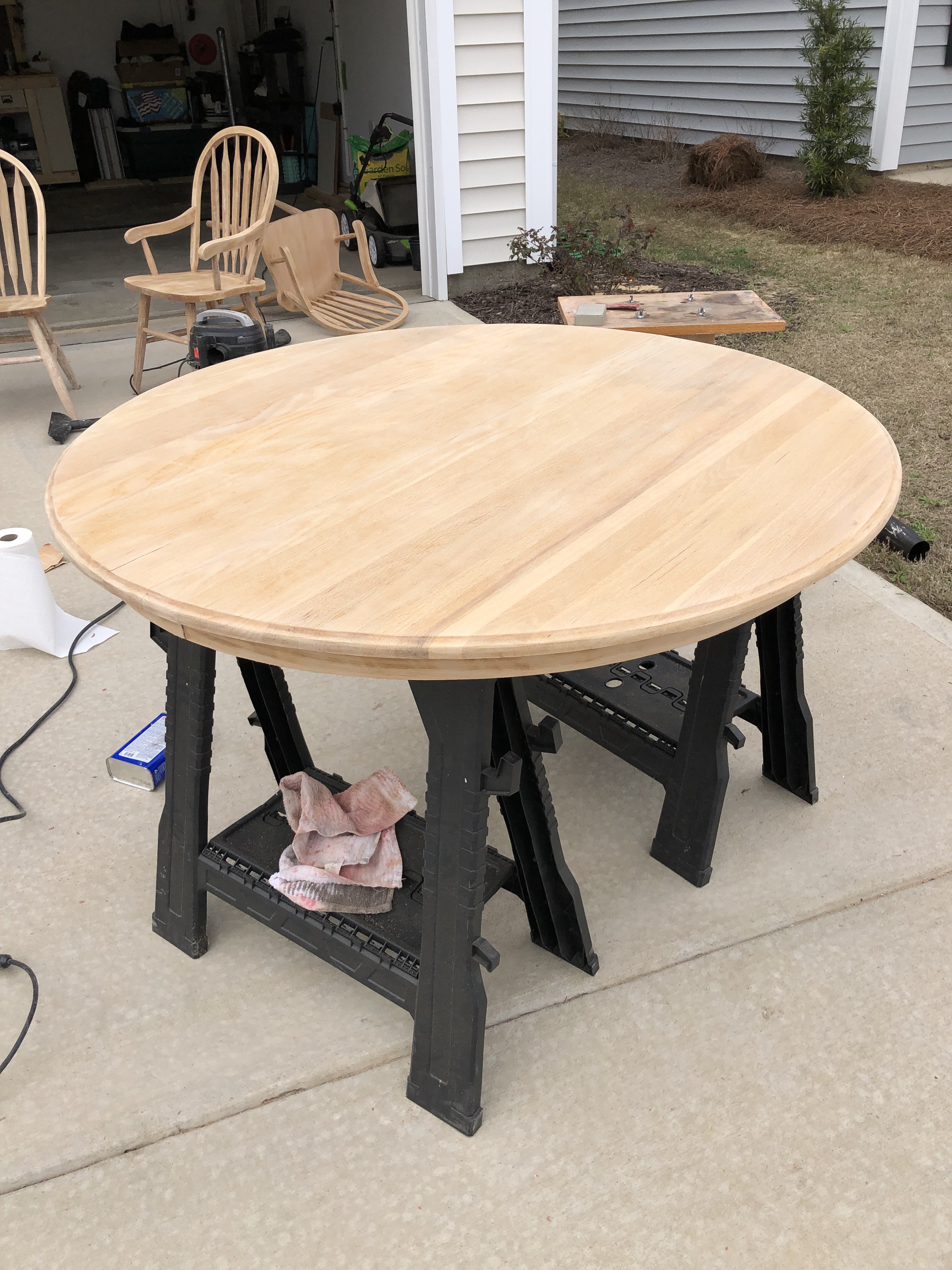 Paint Stripping Kitchen Table