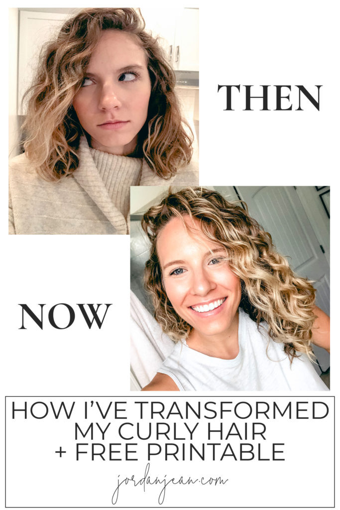 How I Ve Transformed My Curly Hair Free Printable Jordan