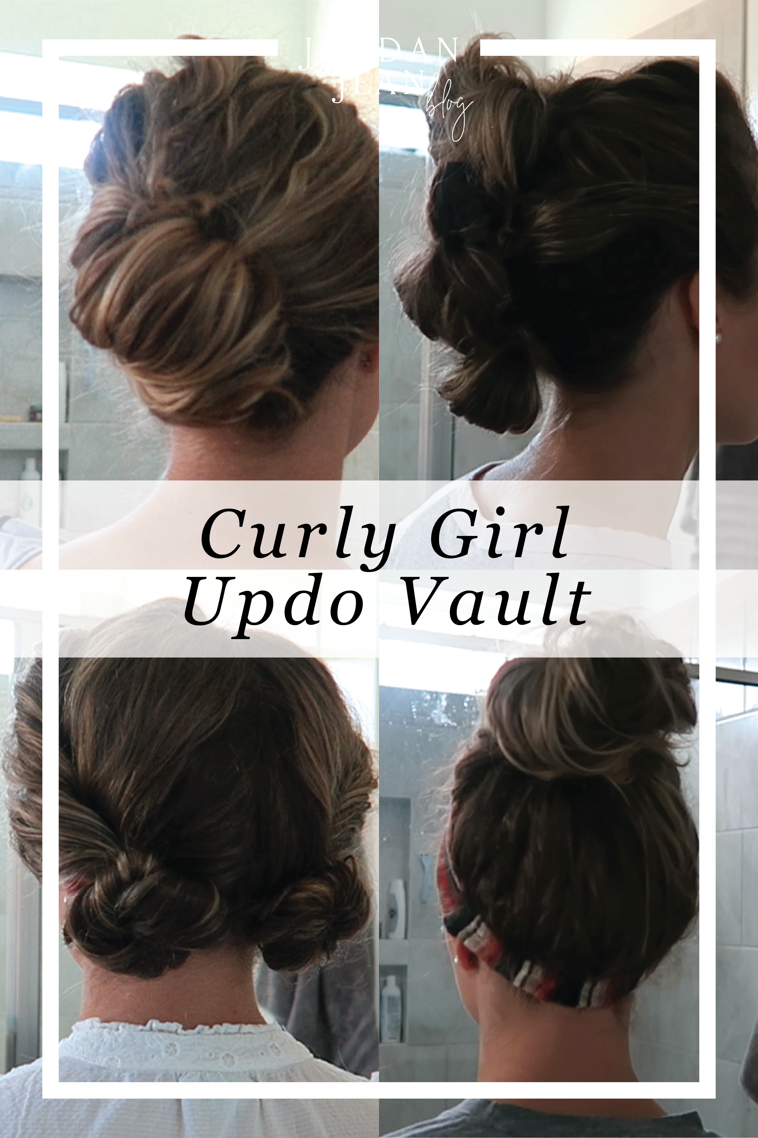 Curly Girl updos
