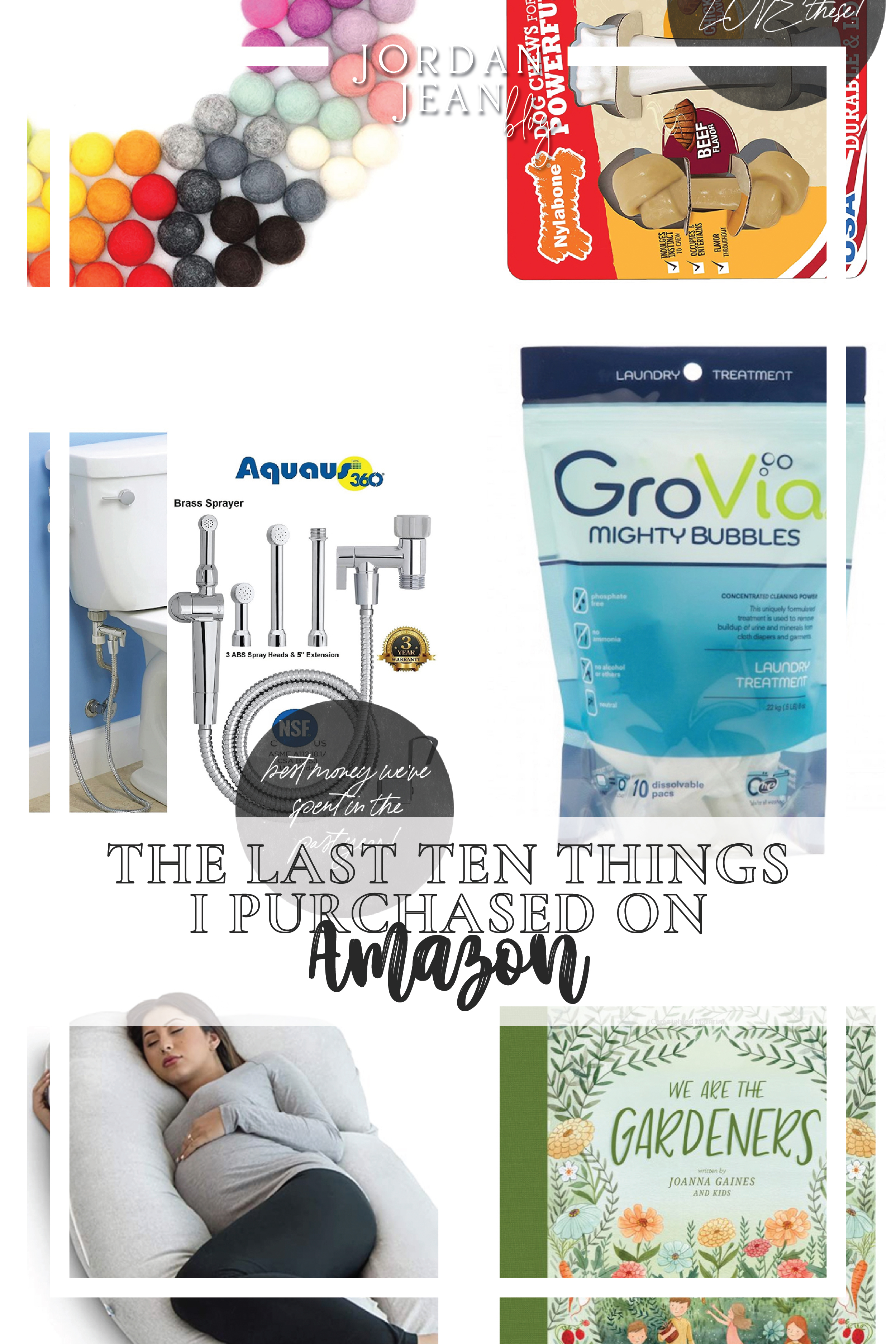 the last 10 things I bought on Amazon