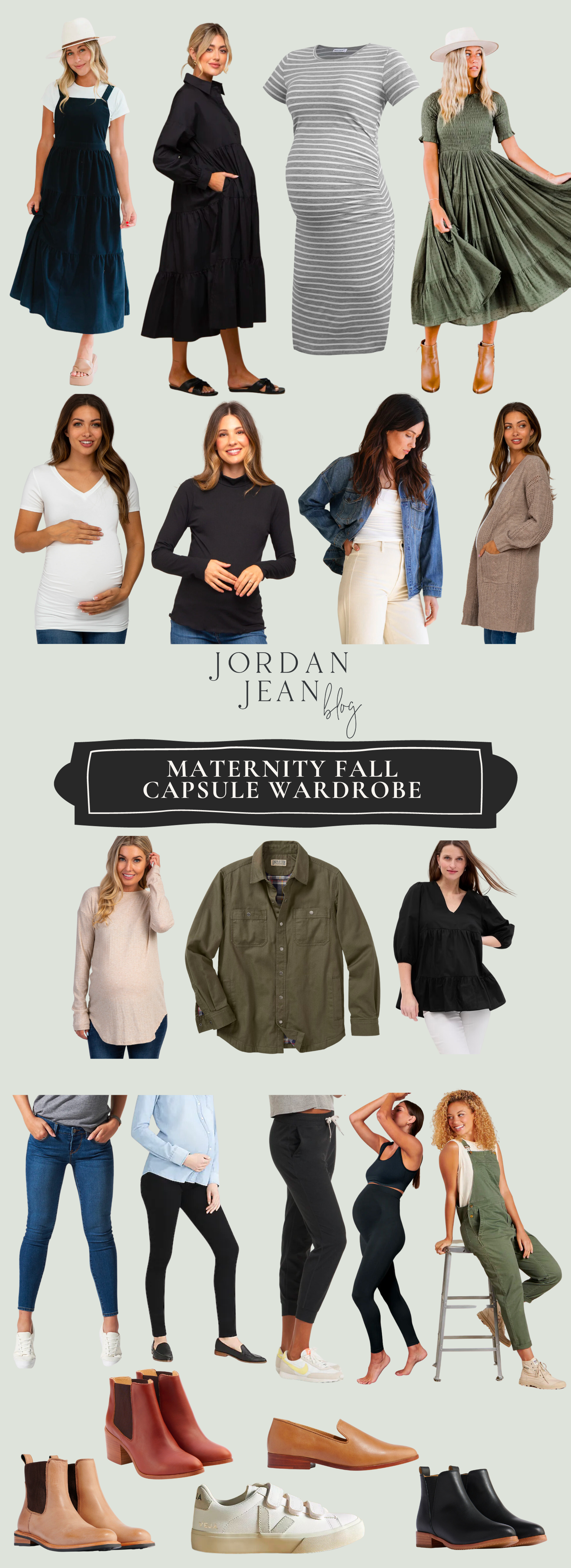 Maternity Clothing Staples + Fall Maternity Capsule Wardrobe - Jordan Jean